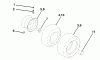 Husqvarna YTH 150 (954140007B) - Yard Tractor (1997-12 & After) Ersatzteile Wheels & Tires