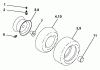 Husqvarna YTH 150 (954140007C) - Yard Tractor (1997-12 & After) Ersatzteile Wheels & Tires