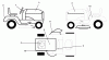 Husqvarna YTH 150 (954140108B) - Yard Tractor (1999-11 & After) Ersatzteile Decals