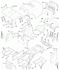 Husqvarna YTH 150 (954830081A) - Yard Tractor (1995-10 & After) Ersatzteile Chassis And Enclosures