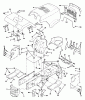 Husqvarna YTH 150 (954880011) (HCYTH150B) - Yard Tractor (1996-01 & After) Ersatzteile Chassis And Enclosures