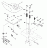 Husqvarna YTH 150 (954880011) (HCYTH150B) - Yard Tractor (1996-01 & After) Ersatzteile Seat Assembly