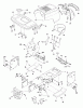 Husqvarna YTH 1542 (954568526) (YTHK1542B) - Yard Tractor (2002-02 & After) Ersatzteile Chassis And Enclosures