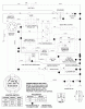 Husqvarna YTH 1542C (954567048) - Yard Tractor (2001-04 & After) Ersatzteile Schematic