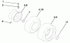 Husqvarna YTH 1542C (954567048) - Yard Tractor (2001-04 & After) Ersatzteile Wheels & Tires