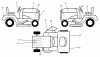 Husqvarna YTH 1542D (954567048) - Yard Tractor (2001-11 & After) Ersatzteile Decals