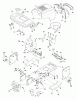 Husqvarna YTH 1542E (954567048) - Yard Tractor (2001-12 & After) Ersatzteile Chassis And Enclosures