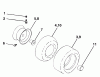 Husqvarna YTH 1542XP (96013000101) - Yard Tractor (2005-01 & After) Ersatzteile Wheels And Tires