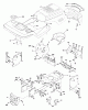 Husqvarna YTH 1542XPB (954567253) - Yard Tractor (2001-11 & After) Ersatzteile Chassis And Enclosures