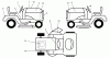 Husqvarna YTH 1542XPD (954567253) - Yard Tractor (2001-12 & After) Ersatzteile Decals