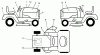 Husqvarna YTH 1542XPE (954567253) - Yard Tractor (2002-02 & After) Ersatzteile Decals