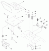 Husqvarna YTH 1542XPE (954567253) - Yard Tractor (2002-02 & After) Ersatzteile Seat Assembly