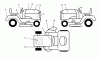 Husqvarna YTH 1542XPF (954567253) - Yard Tractor (2002-02 & After) Ersatzteile Decals