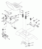 Husqvarna YTH 1542XPG (954567253) - Yard Tractor (2003-03 & After) Ersatzteile Seat Assembly