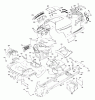 Husqvarna YTH 1542XPT (96043000600) - Yard Tractor (2006-06 & After) Ersatzteile Chassis