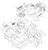 Husqvarna YTH 1542XPT (96043000601) - Yard Tractor (2006-06 & After) Ersatzteile Chassis