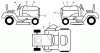Husqvarna YTH 1542XPT (96043000603) - Yard Tractor (2008-01 & After) Ersatzteile Decals