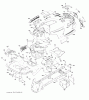 Husqvarna YTH 1542XPT (96043005100) - Yard Tractor (2007-12 & After) (California) Ersatzteile Chassis