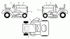 Husqvarna YTH 1542XPT (96043005100) - Yard Tractor (2007-12 & After) (California) Ersatzteile Decals