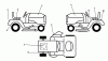 Husqvarna YTH 160 (954140008A) - Yard Tractor (1997-11 & After) Ersatzteile Decals