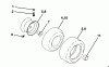 Husqvarna YTH 160 (954140008A) - Yard Tractor (1997-11 & After) Ersatzteile Wheels And Tires