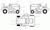 Husqvarna YTH 180 (954001172A) - Yard Tractor (1994-07 & After) Ersatzteile Decals