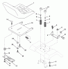 Husqvarna YTH 180 (954140010B) - Yard Tractor (1996-12 & After) Ersatzteile Seat Assembly