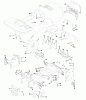 Husqvarna YTH 180 (954140010E) - Yard Tractor (1998-02 to 1998-05) Ersatzteile Chassis And Enclosures