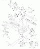 Husqvarna YTH 180 (954140010E) - Yard Tractor (1998-02 to 1998-05) Ersatzteile Mower Deck