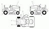 Husqvarna YTH 180 (954140010H) - Yard Tractor (1999-03 & After) Ersatzteile Decals