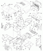 Husqvarna YTH 180 (954830145A) - Yard Tractor (1995-10 & After) Ersatzteile Chassis And Enclosures