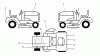 Husqvarna YTH 180 (954830145B) - Yard Tractor (1996-03 & After) Ersatzteile Decals