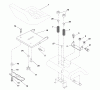 Husqvarna YTH 180 (954830145B) - Yard Tractor (1996-03 & After) Ersatzteile Seat Assembly