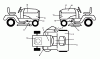 Husqvarna YTH 184 T (96041033100) - Yard Tractor (2013-06) Ersatzteile DECALS