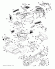Husqvarna YTH 184 T (96041034300) - Yard Tractor (2013-06) Ersatzteile CHASSIS ENCLOSURES