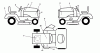 Husqvarna YTH 1848XPC (954567260) - Yard Tractor (2001-10 & After) Ersatzteile Decals
