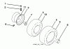 Husqvarna YTH 1848XPT (96043000701) - Yard Tractor (2006-03 & After) Ersatzteile Wheels and Tires