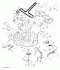 Husqvarna YTH 184T (96041024700) - Yard Tractor (2011-12 & After) Ersatzteile MOWER DECK / CUTTING DECK