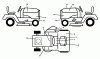 Husqvarna YTH 184T (96041030600) - Yard Tractor (2012-08 & After) Ersatzteile DECALS