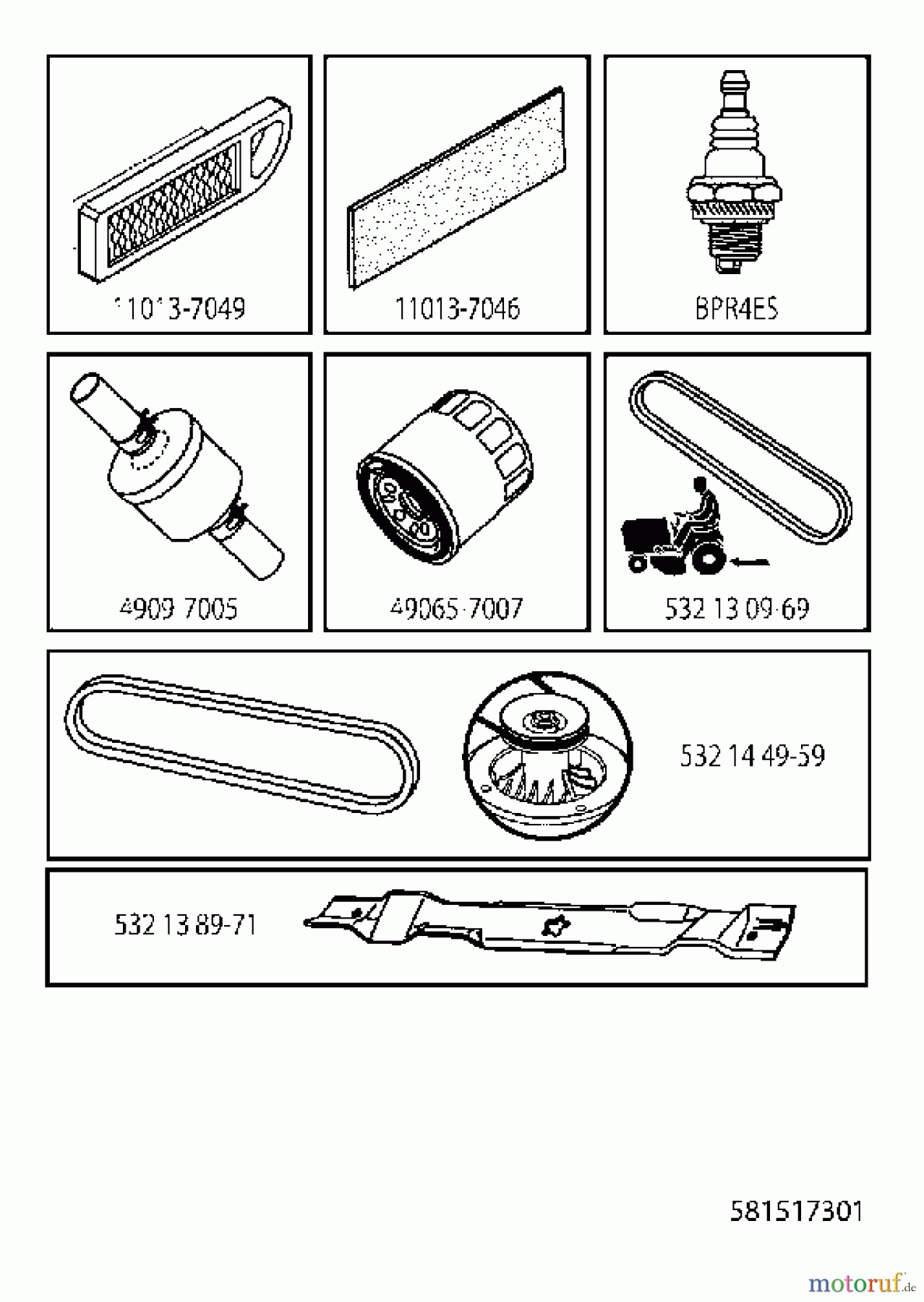Husqvarna Rasen und Garten Traktoren YTH 184 T (96041034300) - Husqvarna Yard Tractor (2013-06) FREQUENTLY USED PARTS