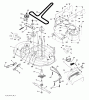Husqvarna YTH 184T (96041030700) - Yard Tractor (2012-09 & After) Ersatzteile MOWER DECK / CUTTING DECK