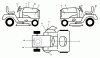 Husqvarna YTH 1842 (96013000201) - Yard Tractor (2005-01 & After) Ersatzteile Decals