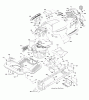 Husqvarna YTH 2042 (917.287520) - Yard Tractor (SEARS) (2007-01 & After) (Sears Craftsman) Ersatzteile Chassis