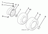 Husqvarna YTH 2042 (917.287520) - Yard Tractor (SEARS) (2007-01 & After) (Sears Craftsman) Ersatzteile Wheels and Tires