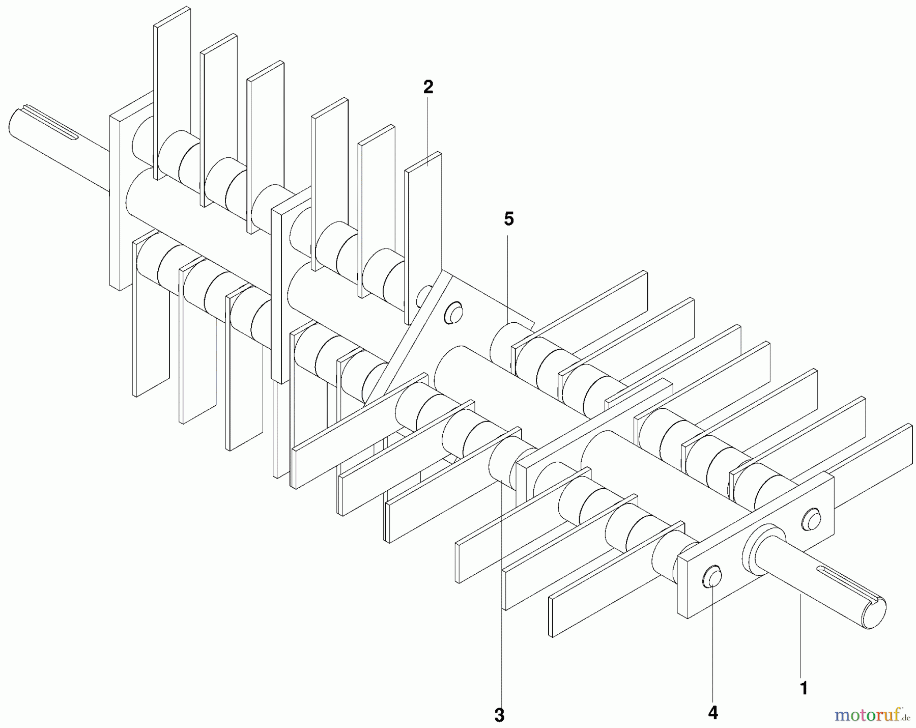 Husqvarna Belüfter / Vertikutierer / Rechen DTF 226 (966067101) - Husqvarna Dethatcher (2009-09 to -) Flail Blade