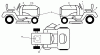 Husqvarna YTH 2042 (96043009202) - Yard Tractor (2010-04 & After) Ersatzteile Decals