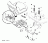 Husqvarna YTH 2042 (96043009202) - Yard Tractor (2010-04 & After) Ersatzteile Seat Assembly