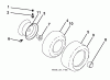 Husqvarna YTH 2042 (96043009202) - Yard Tractor (2010-04 & After) Ersatzteile Wheels and Tires