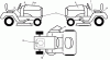 Husqvarna YTH 2042 (96043010600) - Yard Tractor (2009-12 & After) Ersatzteile Decals