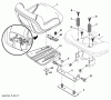 Husqvarna YTH 2042 (96043010600) - Yard Tractor (2009-12 & After) Ersatzteile Seat Assembly